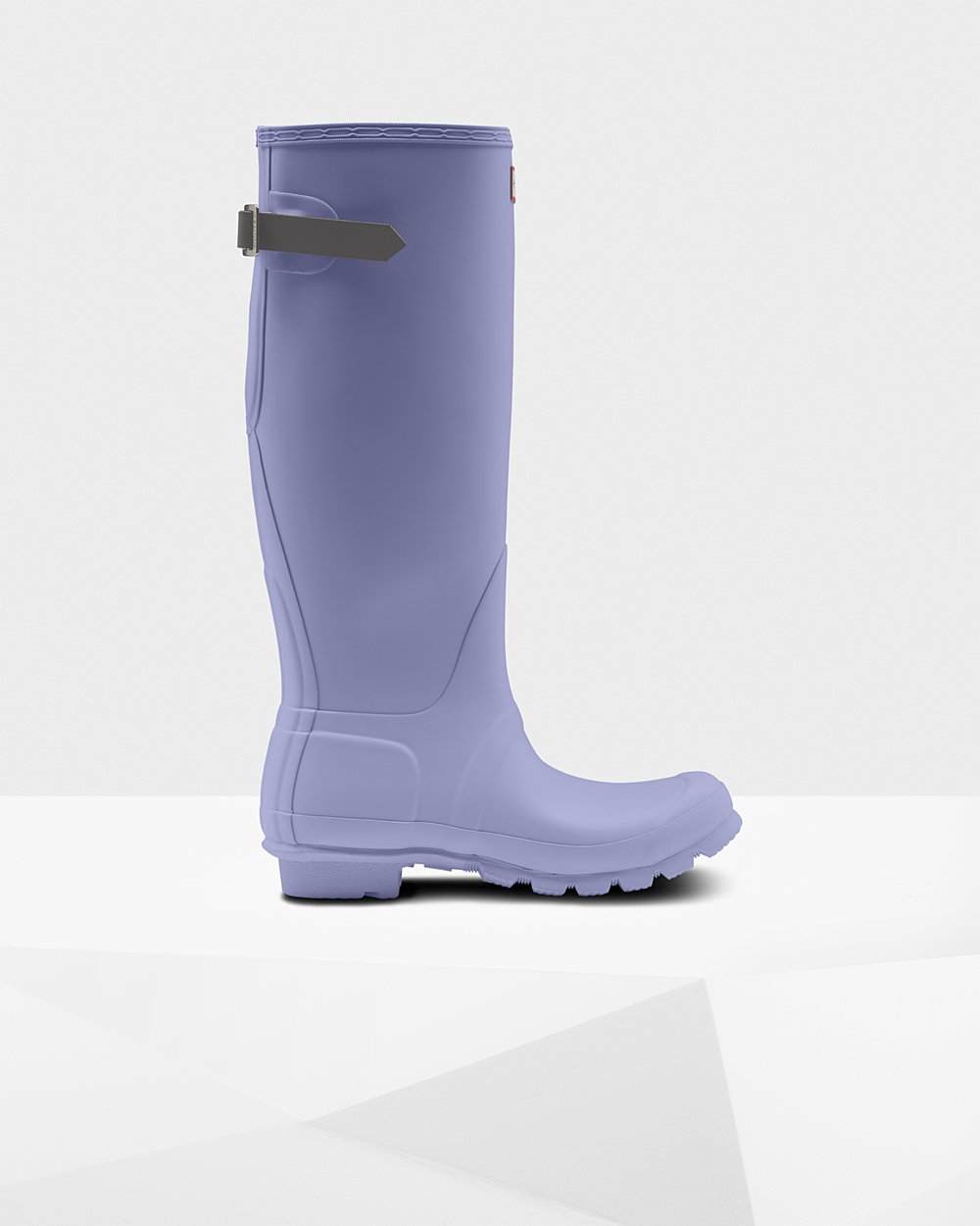 Hunter Original Back Adjustable Tall Rain Boots - Clearance Sale Womens Purple - IOKFBY625